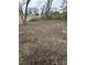 View of the backyard with sparse vegetation at 821 S Oakland St, Gastonia, NC 28054