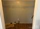Unfinished room featuring hardwood floors and a laundry hookup at 821 S Oakland St, Gastonia, NC 28054