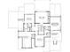 Second floor plan featuring suites, recreational room, media room, and balcony at 106 Pecan Cove Ln, Weddington, NC 28104