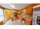Functional kitchen featuring tile floors, light wood cabinets, and stainless steel appliances at 14440 W Highway 55 Hwy, Blacksburg, SC 29702