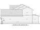 Detailed architectural drawing showing the right side elevation of the home design and materials at 1906 Maius Dr, Conover, NC 28613