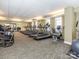 Well-equipped fitness center with treadmills, stationary bikes, and weight machines at 300 W 5Th W St # 407, Charlotte, NC 28202