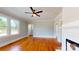 Bright and airy living room with hardwood floors, fireplace, and lots of natural light at 317 Kings Mountain St, York, SC 29745