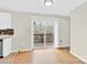 Open dining area with sliding glass doors leading to a deck, perfect for indoor-outdoor living at 340 Vernon Ln, Statesville, NC 28677