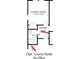 Layout of the optional guest suite, including a bedroom, bathroom, and entryway at 9495 Coast Laurel Nw Ave, Concord, NC 28027