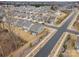 Areal view of a neighborhood featuring well maintained homes and manicured lawns at 14705 Superior St, Charlotte, NC 28273