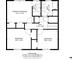 Third floor plan featuring bedrooms and bathrooms' layout with precise dimensions at 2530 31St Street Ne Dr, Hickory, NC 28601