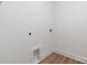 Laundry room with hookups for washer and dryer, plus clean white walls at 3413 Holabird Ln # 10, Charlotte, NC 28208
