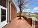 Brick patio area, great for outside seating at 6141 Creft Cir, Indian Trail, NC 28079