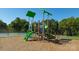 Fun outdoor playground with green and brown play structure at 1026 Hostler Ln, York, SC 29745