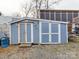 Outdoor storage shed featuring double doors and ample space for tools and equipment at 171 Holly Harbor Trl # B62, Mount Gilead, NC 27306