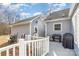 Exterior view from the deck shows access to the main house and additional living quarters at 207 Cypress Dr, Gastonia, NC 28052