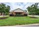 Well-maintained clubhouse with manicured lawn, perfect for community gatherings at 2227 Cashmere Ct, Denver, NC 28037
