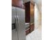 Kitchen area with stainless steel appliances, built-in oven and microwave, and wood cabinetry at 2227 Cashmere Ct, Denver, NC 28037