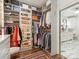 This closet features custom shelves, and organized spaces for shoes and clothing at 2326 Lathrop Ln, Charlotte, NC 28211