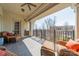 Spacious balcony featuring a seating area and offering views of the surrounding landscape at 2823 Providence Rd # 236, Charlotte, NC 28211