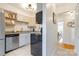 Well-lit kitchen featuring stainless steel appliances, granite countertops, and open shelving at 3615 Maple Glenn Ln, Charlotte, NC 28226