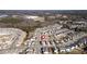 Aerial view of a residential neighborhood showcasing the location of the home at 649 Shellbark Dr, Concord, NC 28025