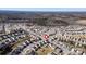 Aerial view of a community showcasing the home at 649 Shellbark Dr, Concord, NC 28025