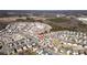 Aerial view of a community showcasing the location of the home at 649 Shellbark Dr, Concord, NC 28025