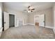 Bedroom showcasing neutral walls, carpeted floors and fireplace at 801 Sandifer Rd, York, SC 29745