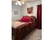 Inviting bedroom with warm tones and plush bedding at 9808 Arbor Dale Ave, Charlotte, NC 28215