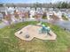 Aerial view of the neighborhood playground with swings, slides, and other kid-friendly equipment at 1301 Waylon Ave, Gastonia, NC 28054