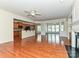 Open-concept living space connecting the living room, kitchen and sunroom, perfect for modern living at 14309 Stonewater Ct, Fort Mill, SC 29707