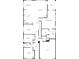 Detailed floor plan showcasing an open-concept living space, primary bedroom, and balcony at 15633 Aviary Orchard Way, Charlotte, NC 28278