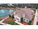 Exterior of a well-maintained building, surrounded by lush greenery at 16116 Lakeside Loop Ln, Cornelius, NC 28031