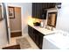 Functional laundry room featuring ample storage and modern appliances at 16116 Lakeside Loop Ln, Cornelius, NC 28031