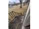 Weathered front steps offer access to the property, overlooking the street at 1806 Little Rock Rd, Charlotte, NC 28214