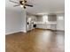 Spacious living area featuring natural light and modern laminate floors at 519 N State St, Lincolnton, NC 28092