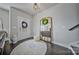 Welcoming foyer with a decorative mirror, a rug, and access to the staircase, creating a stylish entrance at 546 Amalfi Dr, Davidson, NC 28036