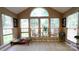 Bright sunroom with vaulted ceilings and lots of natural light at 5834 Coopers Ridge Ln, Charlotte, NC 28269