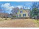 A well maintained backyard, enclosed by a fence, offers plenty of room at 6626 Somersworth Dr, Charlotte, NC 28215