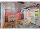 Unfinished basement area with utility connections, ready for renovation and remodeling at 825 Rock Grove Church Rd, Salisbury, NC 28146