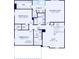 Second floor plan showing layout of the Owner's Suite, bedrooms, loft, laundry and bathrooms at 9508 Coast Laurel Nw Ave, Concord, NC 28027