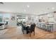 The open floorplan shows seamless flow between the kitchen, dining, and living areas at 9930 Cask Way, Huntersville, NC 28078