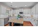 Charming kitchen boasts granite counters, ample storage, modern appliances, and stylish white cabinetry at 114 Runningdeer Dr, Mooresville, NC 28117