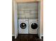 Convenient laundry area with washer and dryer included at 14922 Rolling Sky Dr, Charlotte, NC 28273