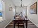 Elegant dining room with stylish chandelier and ample space for entertaining guests at 250 Kerri Dawn Ln, Locust, NC 28097