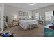 Serene main bedroom featuring neutral tones, soft carpet, and ample natural light at 250 Kerri Dawn Ln, Locust, NC 28097