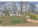 Charming white gazebo and benches on a manicured lawn with mature trees, offering a serene outdoor space at 318 S Canterbury Rd, Charlotte, NC 28211