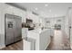 Modern kitchen with white cabinets, stainless steel appliances, and a center island at 3750 Ellington St, Charlotte, NC 28211