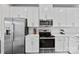 Well-equipped kitchen with stainless steel appliances and white cabinetry at 3750 Ellington St, Charlotte, NC 28211