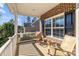 Outdoor porch with rocking chairs and view of the neighborhood at 4119 Flint Dr, Lancaster, SC 29720