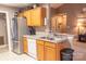 Kitchen with stainless steel appliances, and ample counter space perfect for meal prep and entertaining at 103 Pine Meadows Cir, Hickory, NC 28601