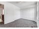 Neutral bedroom with carpet, double closets, ceiling fan and natural light at 130 Water Oak Dr, Pineville, NC 28134