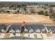 Expansive aerial view of new townhomes close to Lincolnton Country Club and with easy access to major roads at 150 Shields Dr, Lincolnton, NC 28092